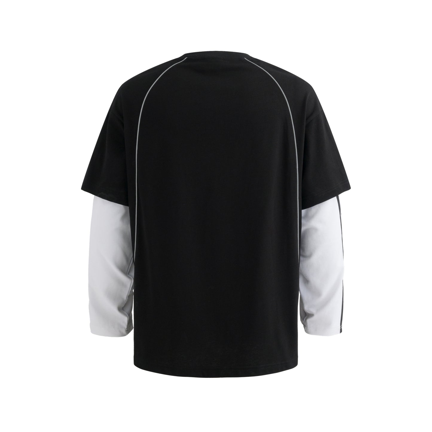 Layered Sleeve Design | Patchwork Sweatshirt - Santo 