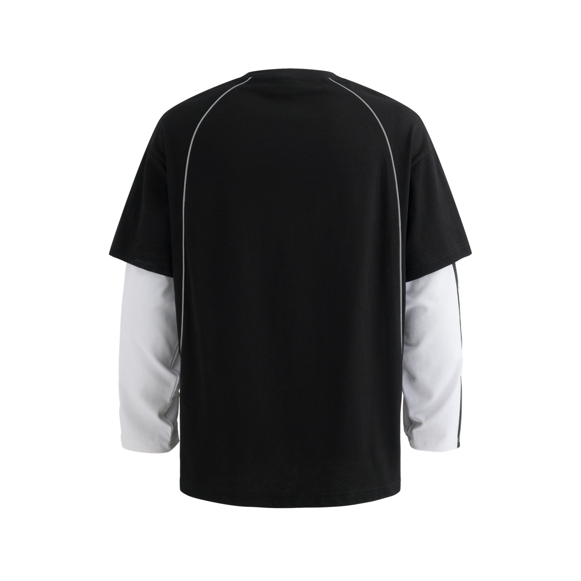 Layered Sleeve Design | Patchwork Sweatshirt - Santo 