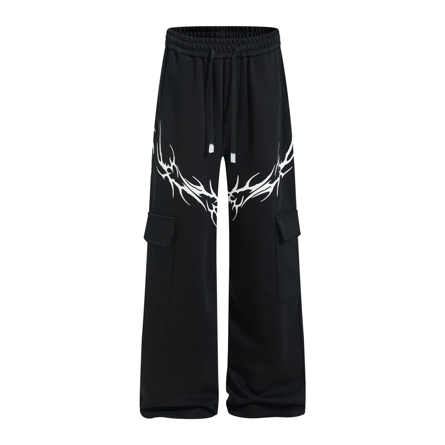 Barbed Flame Print | Graphic Sweatpants - Santo 