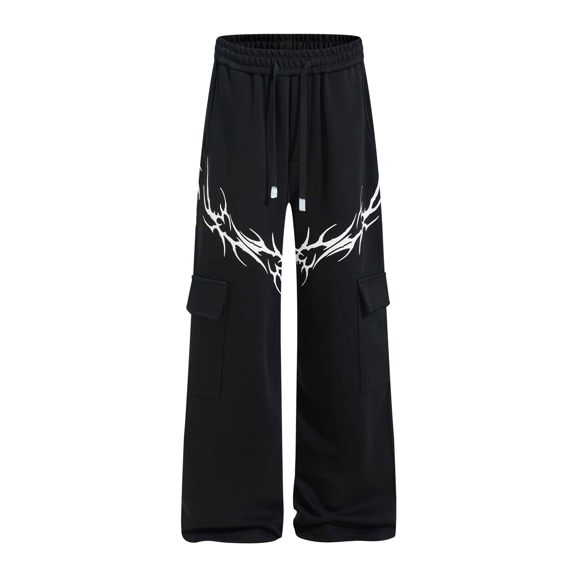 Barbed Flame Print | Graphic Sweatpants - Santo 