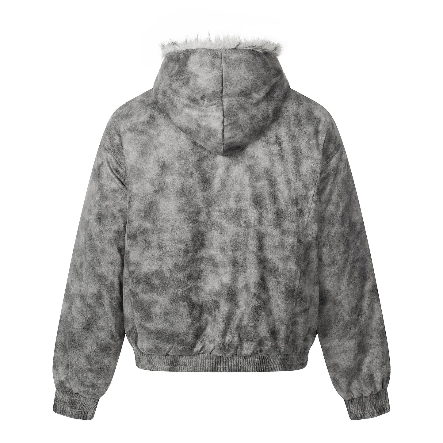 Distressed Washed | Hooded Oversized Jacket