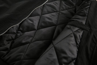 Star Rivets| Padded Bomber Jacket