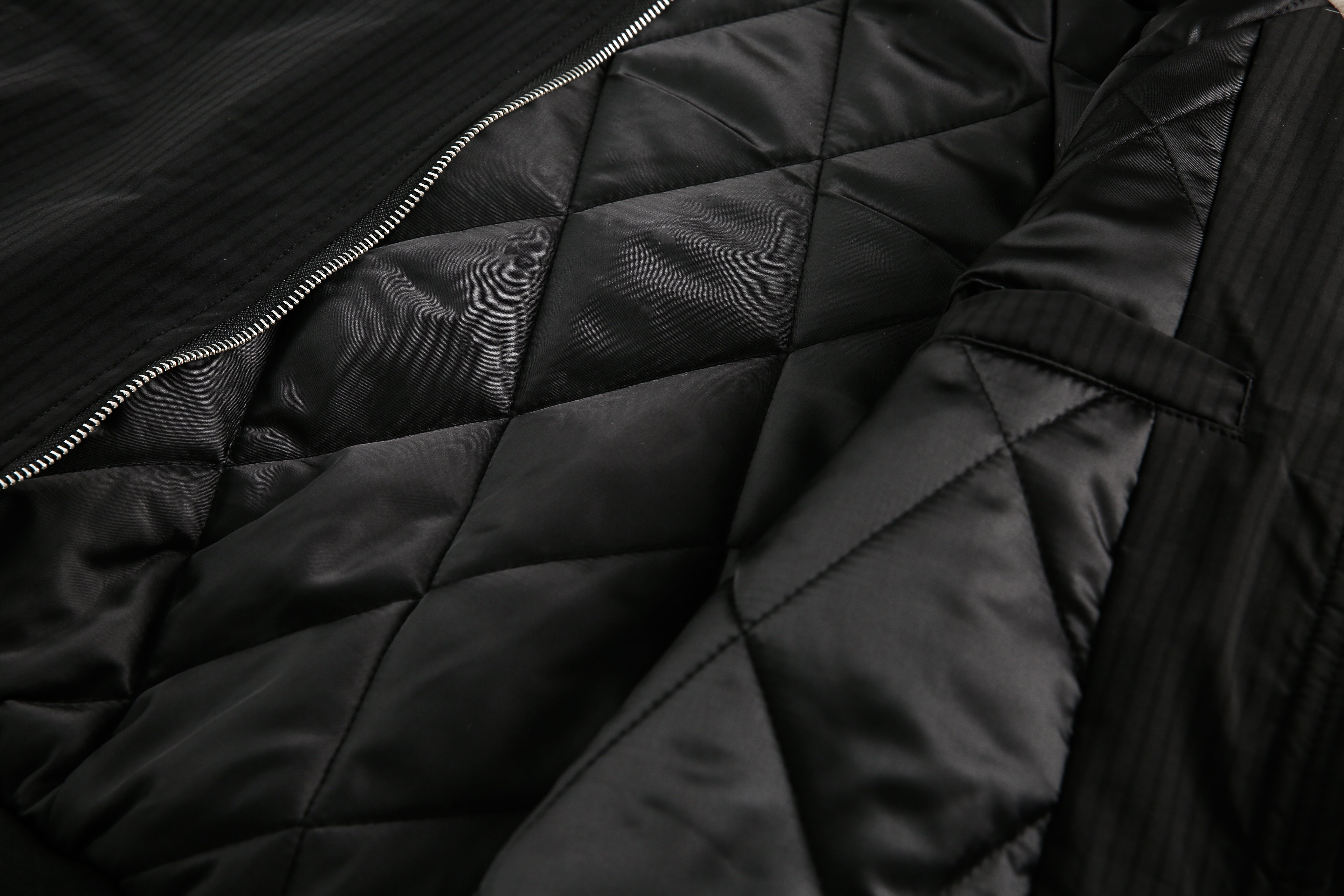 Star Rivets| Padded Bomber Jacket