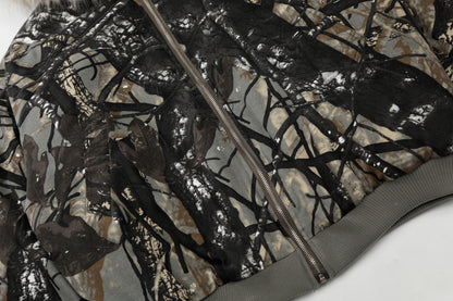 Faux-Fur Lined | Camo Hooded Puffer