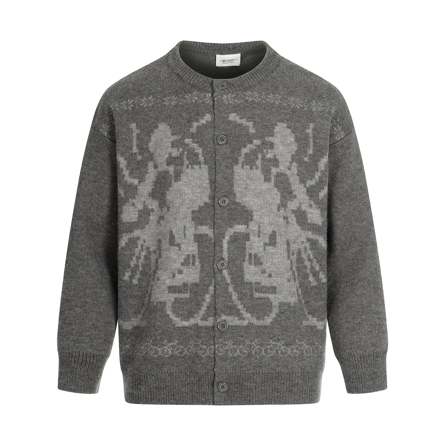 Cyclist Graphic | Knit Retro Cardigan