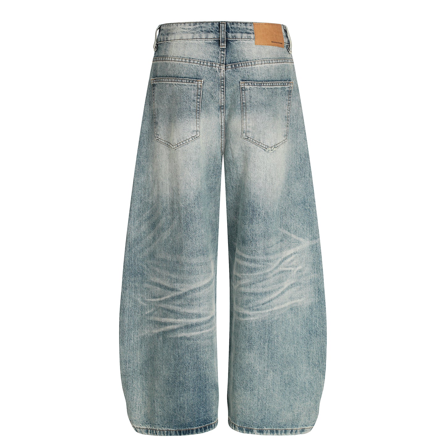 Sky Fade | Soft-Wash Wide Jeans