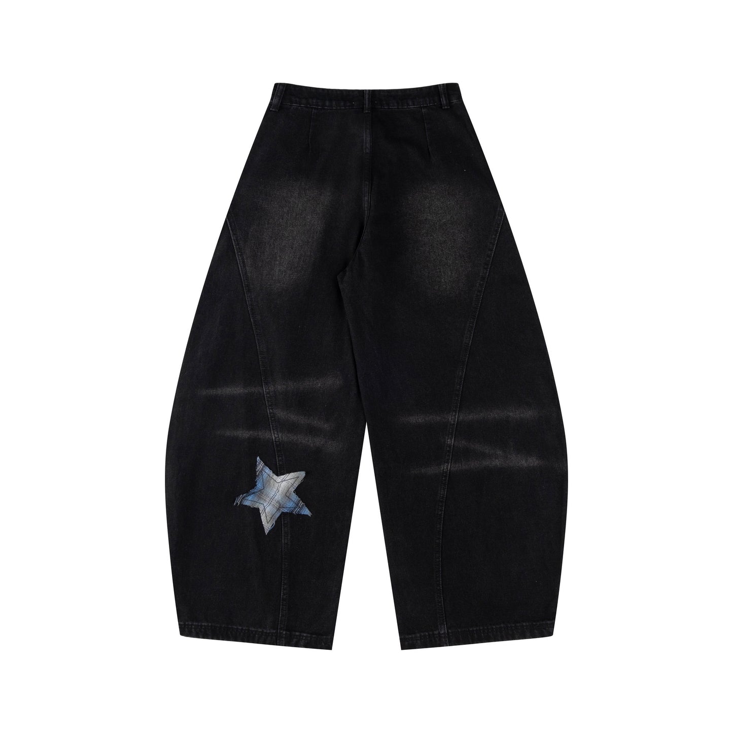 Starry Stitch | Denim Wide-Leg Pants - Santo 