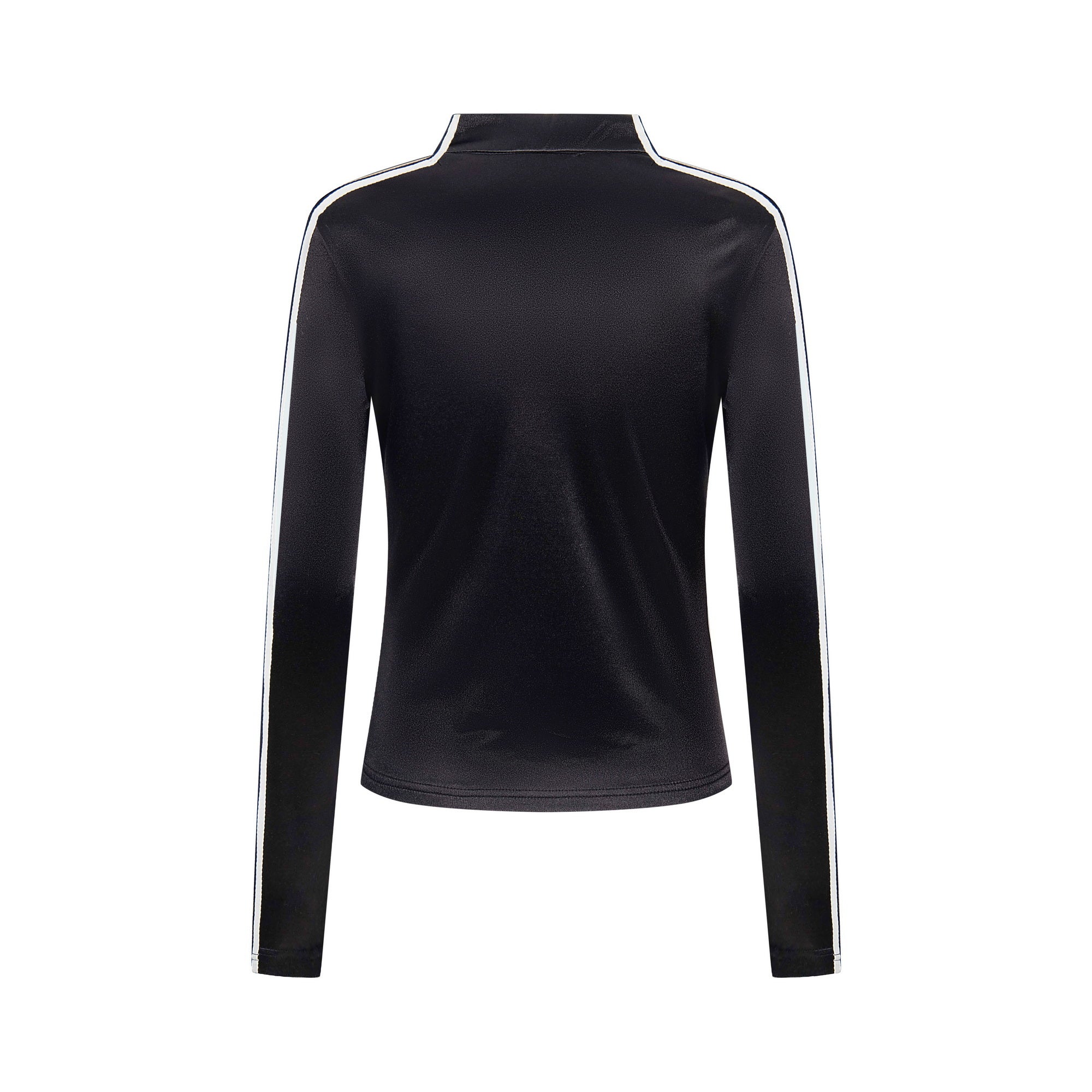 Lace-Up Club | Satin Sports Jersey Top