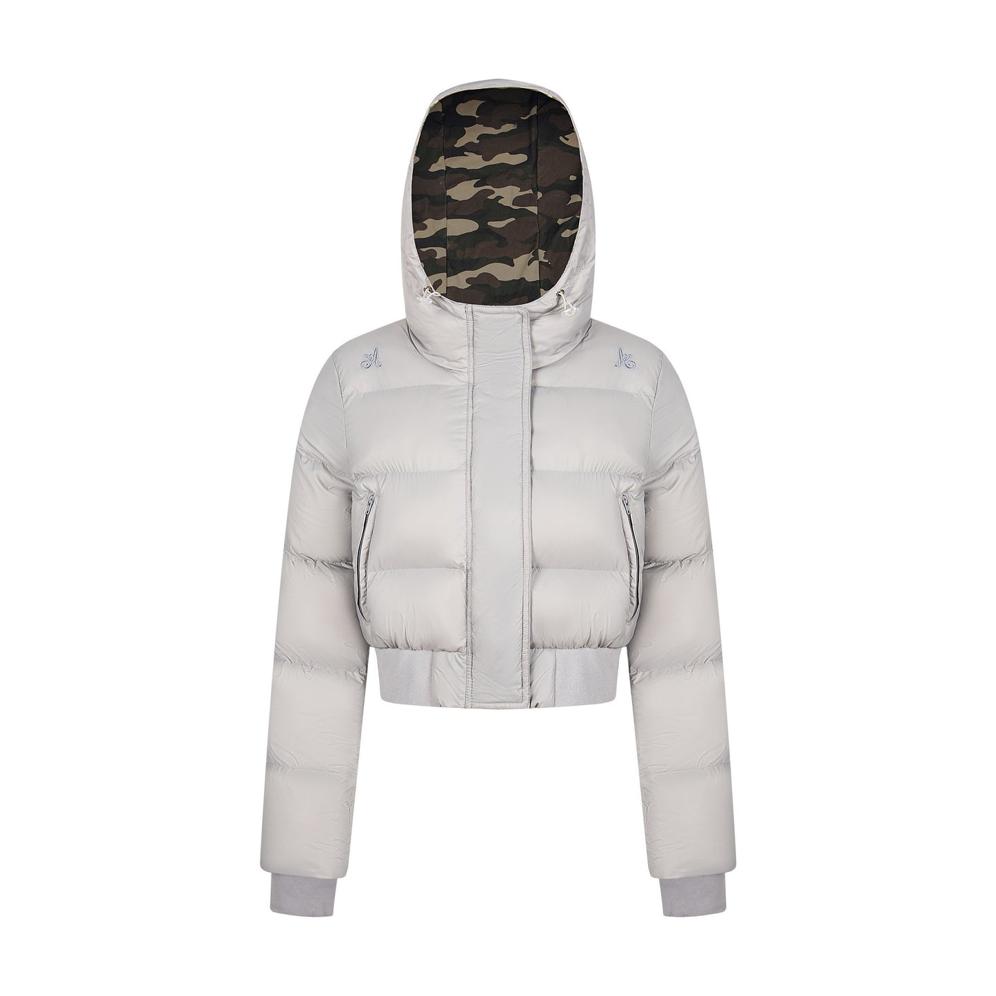 Urban Bloom | Camo Lined Puffer Jacket