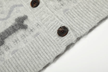 Puppy Fair | Button-Up Cardigan Sweater - Santo 