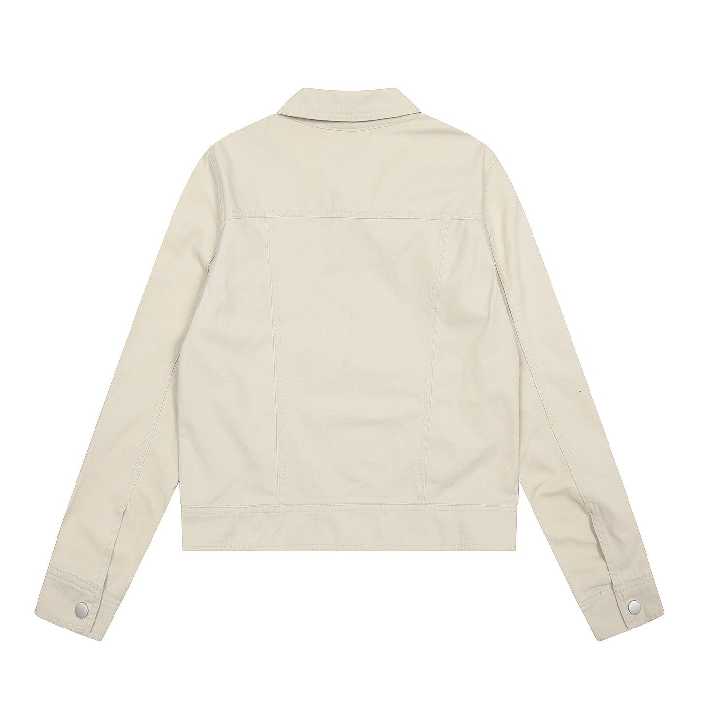 Steel Fade | Minimalist Zip-Up Denim Jacket - Santo 