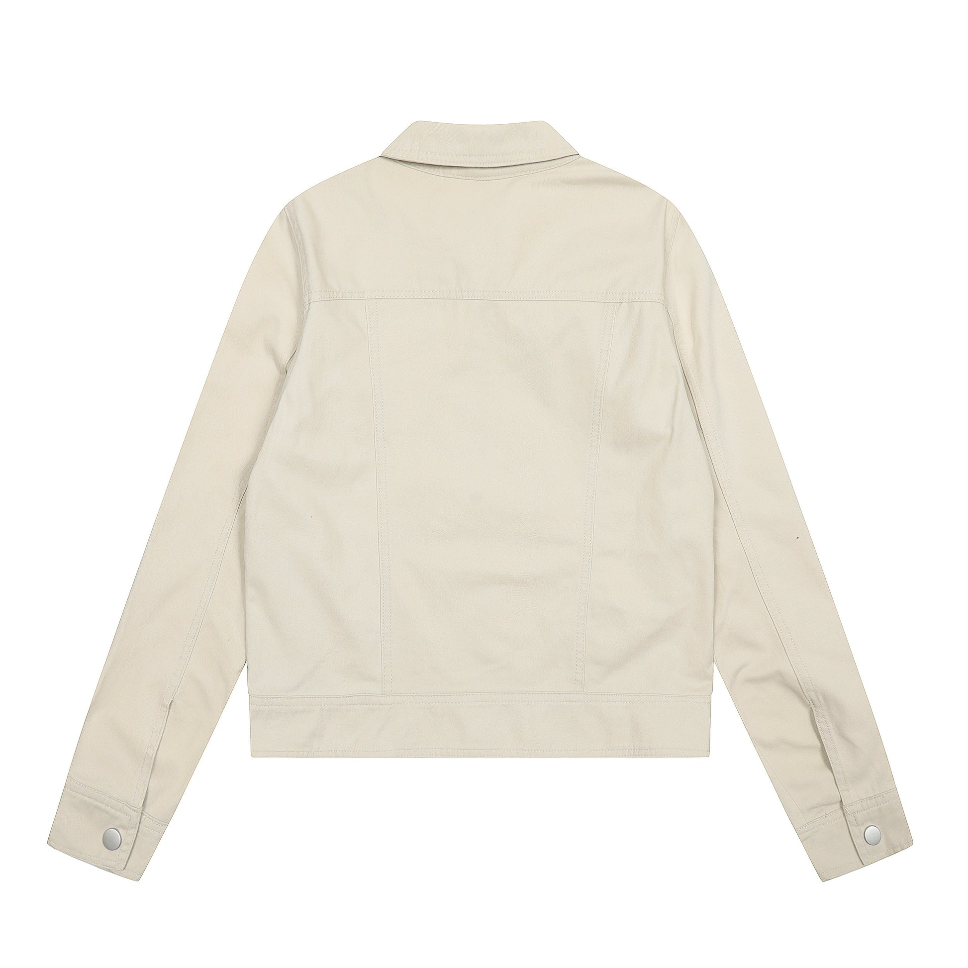 Steel Fade | Minimalist Zip-Up Denim Jacket - Santo 