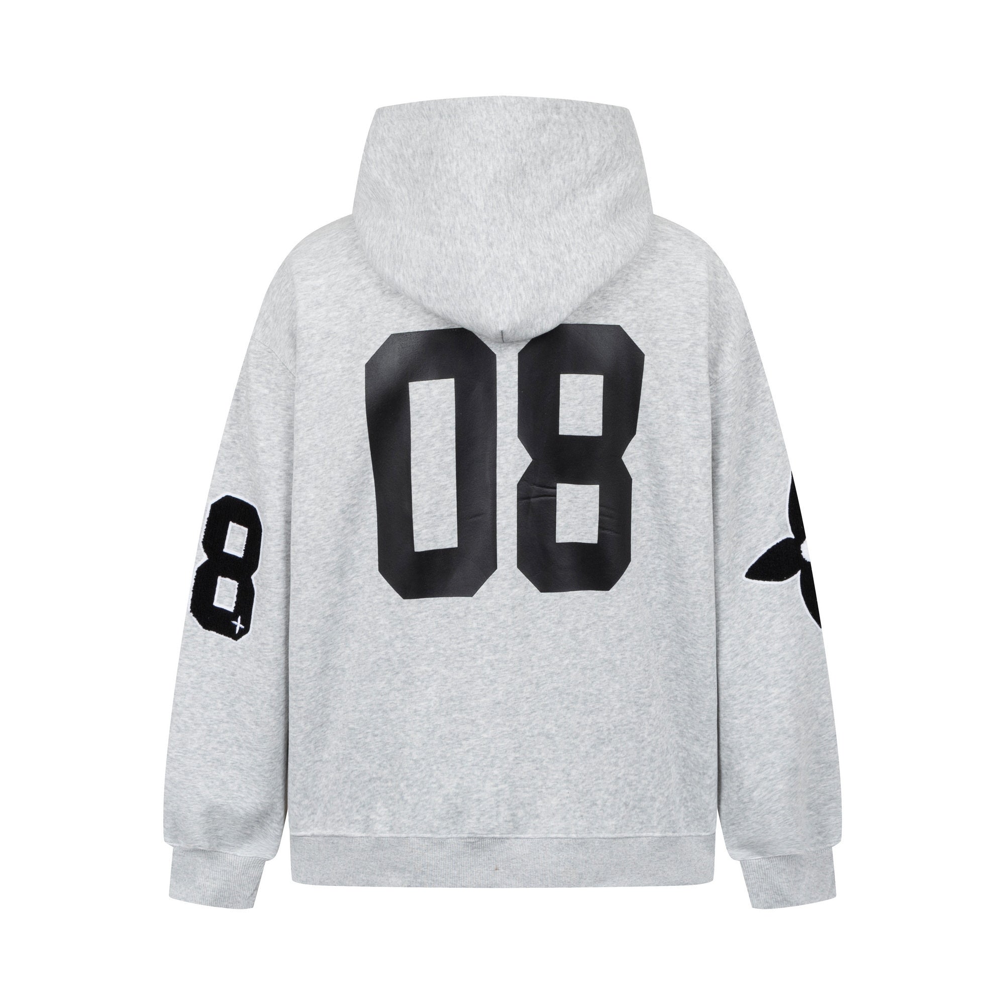 Varsity 08 | Graphic Zip-Up Hoodie