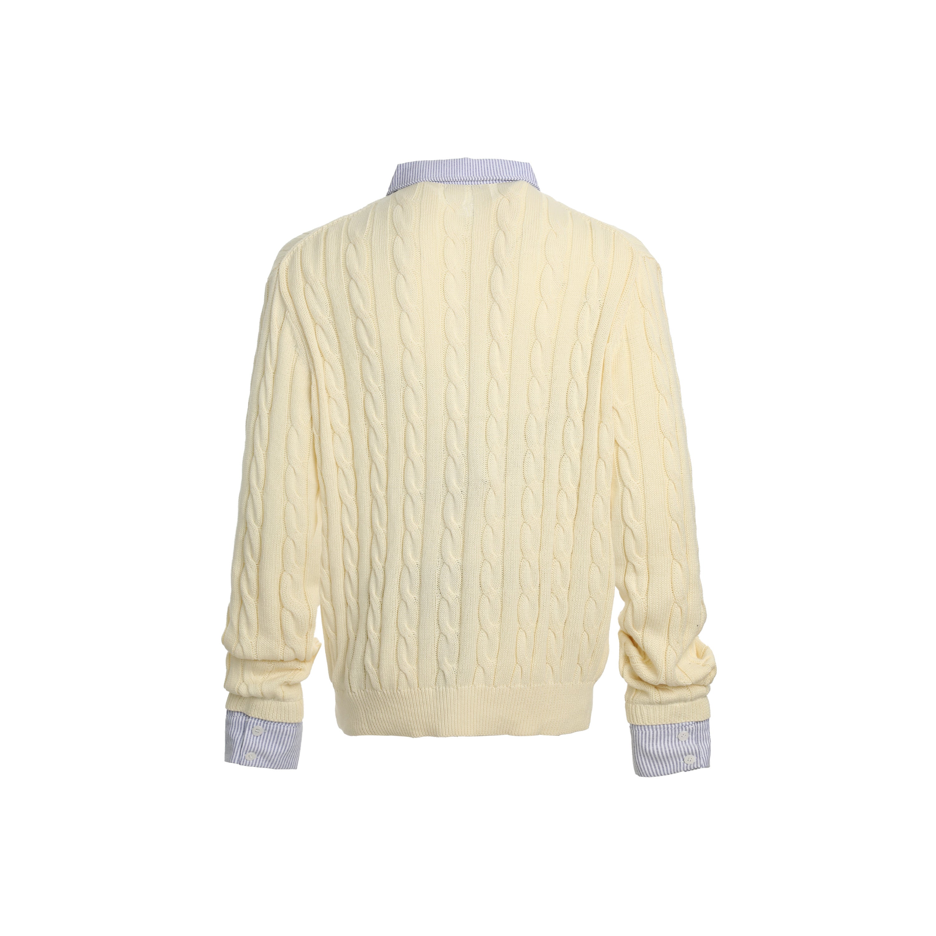 Fuzzy Pup | Dog Sweater with Colorful Knit Scarf