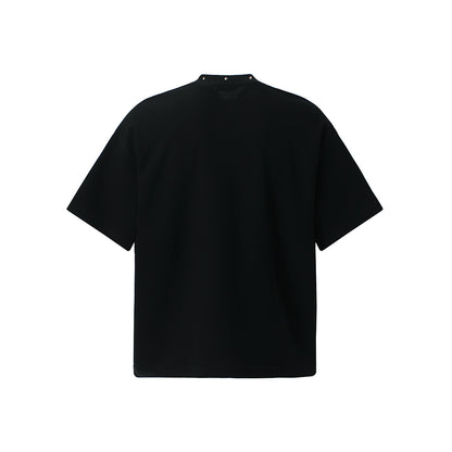 Oversized Newspaper Headline Waffle T-Shirt