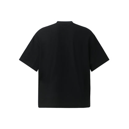 Waffle Knit Racing Checkered Flag Graphic T-Shirt