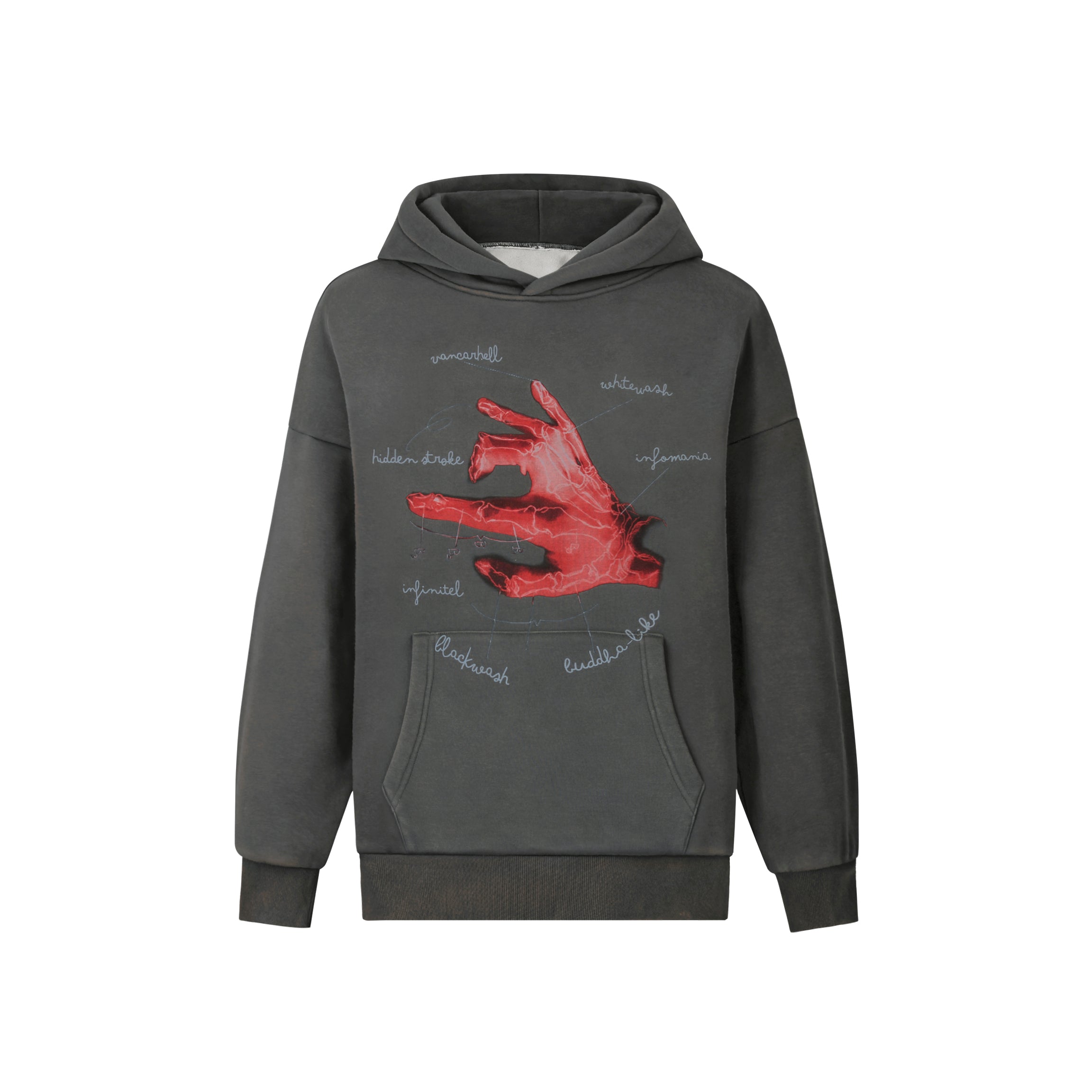 Hidden Strike | Hand Graphic Hoodie