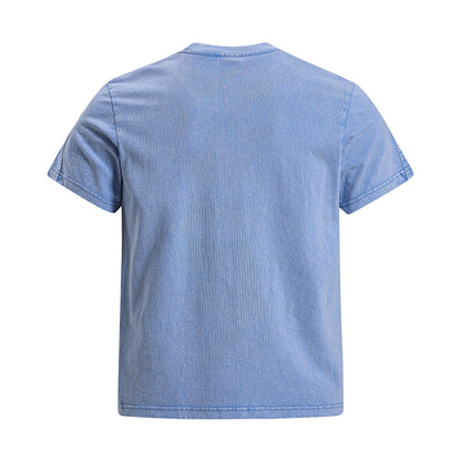 Vintage Acid Wash Number 05 Football T-Shirt - Santo 