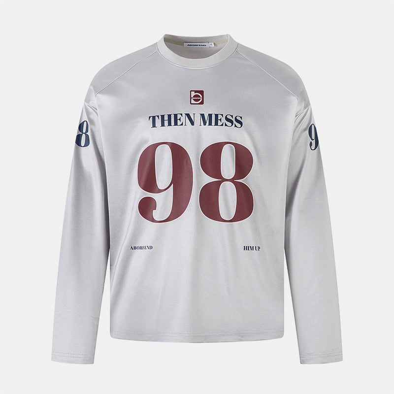 98 Typography Sports | Racing Sweatshirt - Santo 