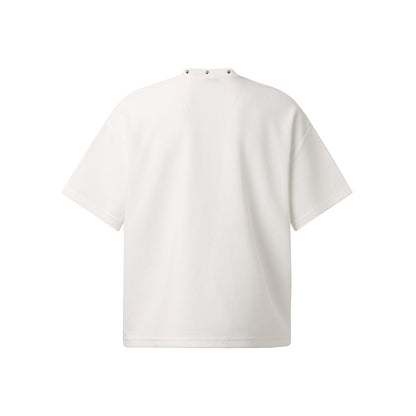 Oversized Newspaper Headline Waffle T-Shirt
