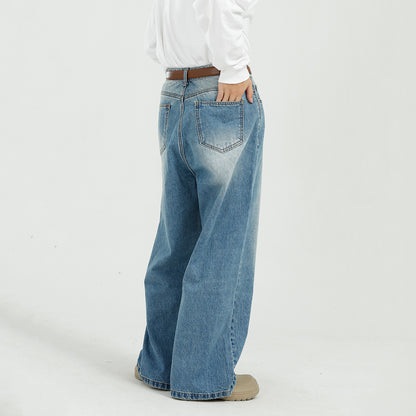 Farfalla | Jeans con coulisse in stile americano vintage