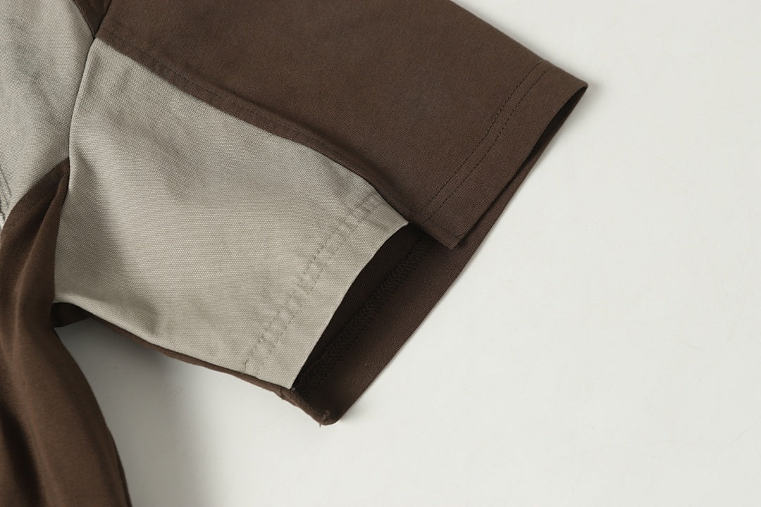 Vintage Washed Raw Seam Raglan T-Shirt - Santo 