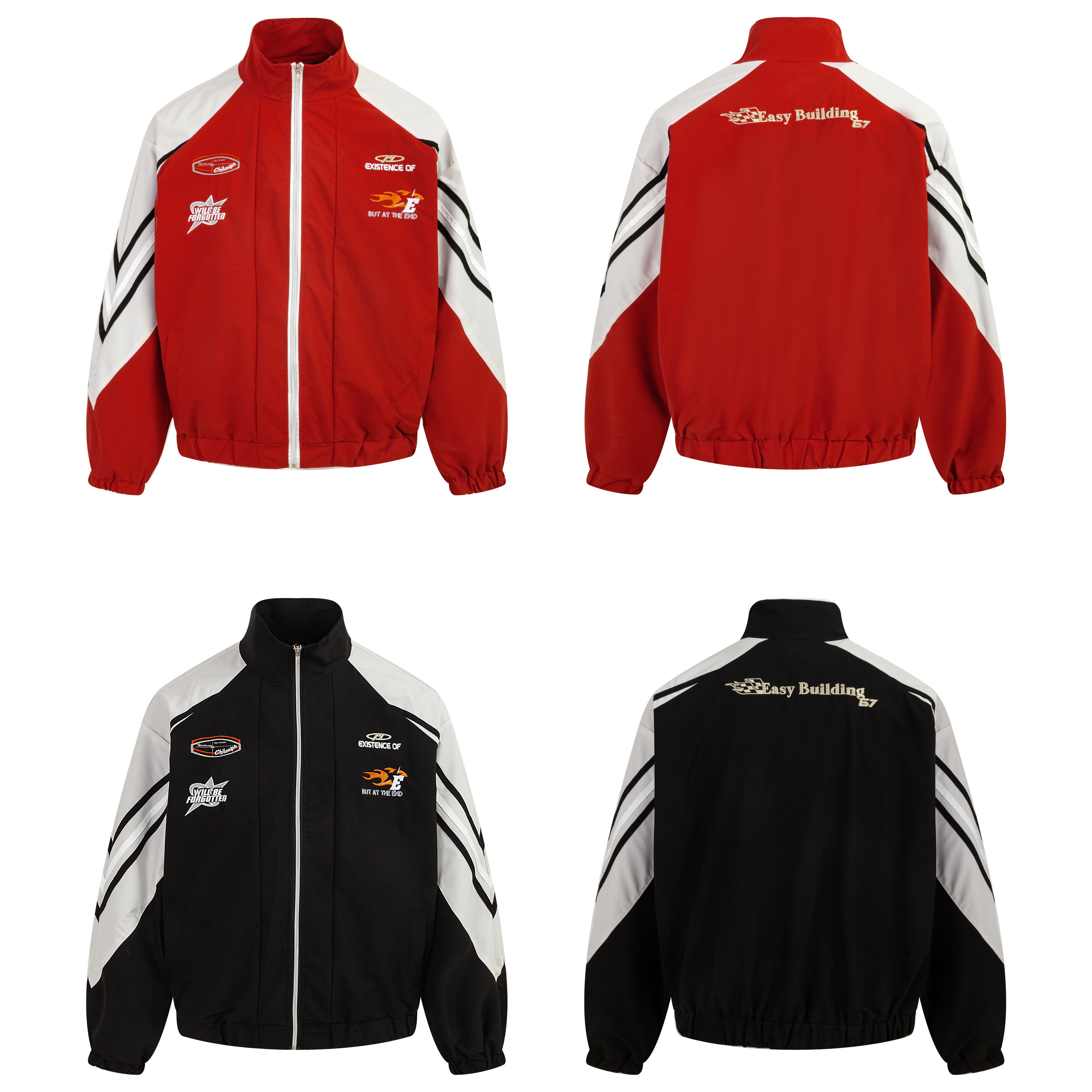 Embro Race | Bestickte Varsity Trainingsjacke