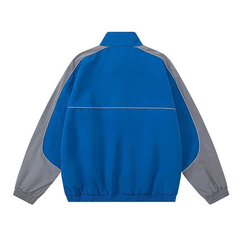 Stellar Split | Oversized Bomber Windbreaker Jacket