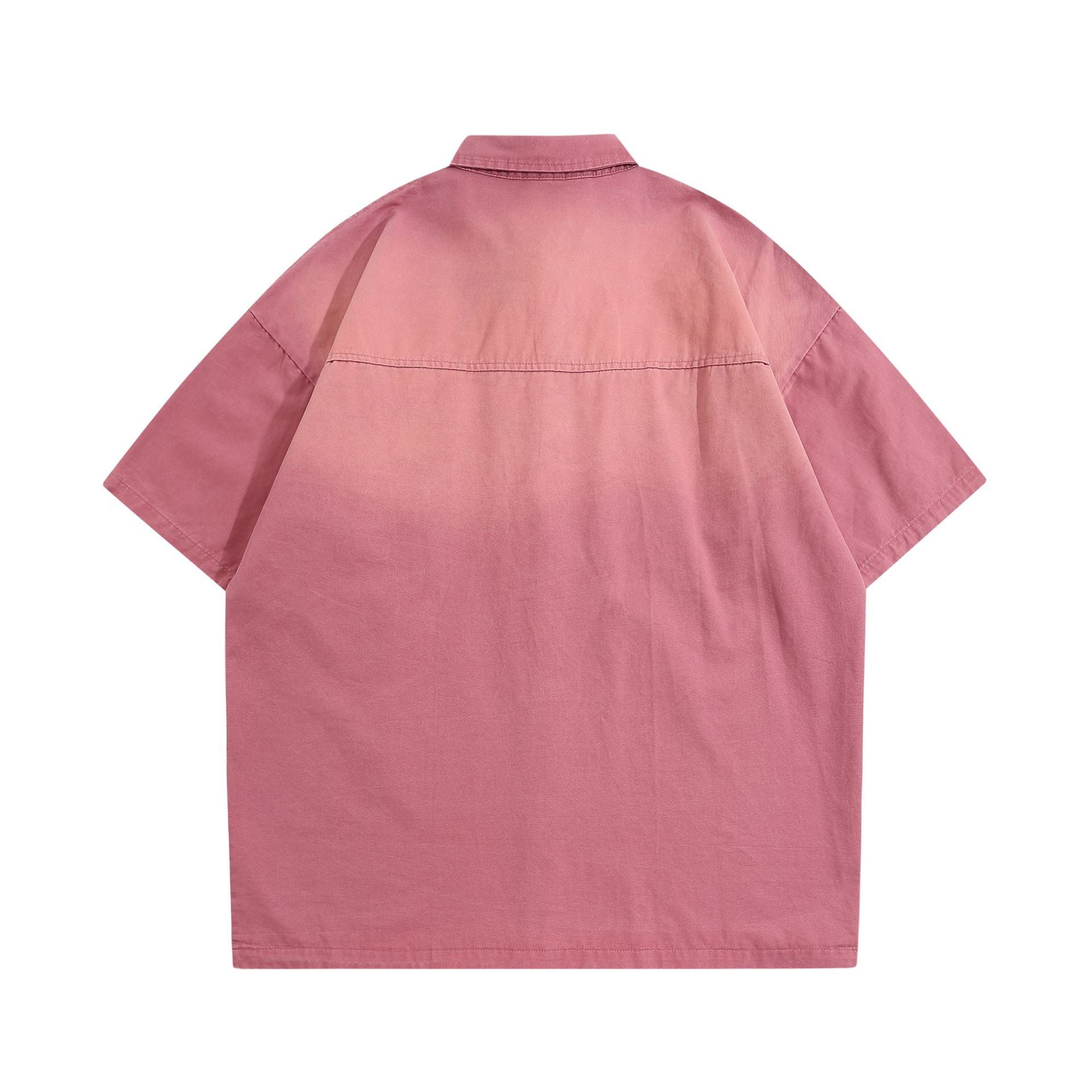 Retro Fade | Vintage Gradient Washed Polo T-Shirt