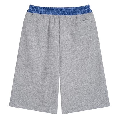 SANTO Essentials Plaid Waistband Shorts