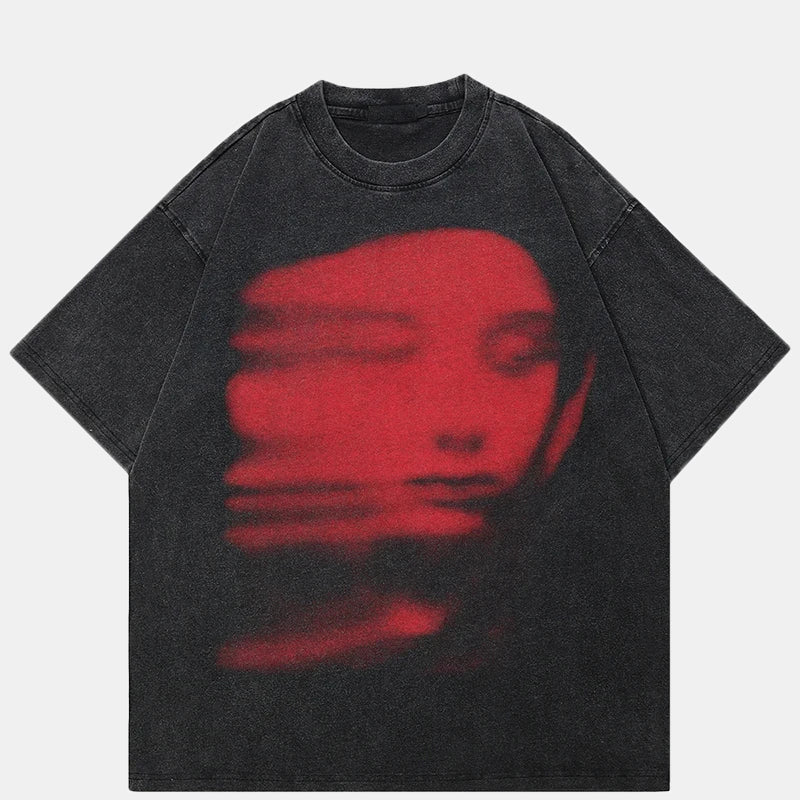 'Face Shadow' T shirt - Santo 