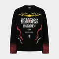 Edgy Gothic Print | Hiphop Sweatshirt - Santo 