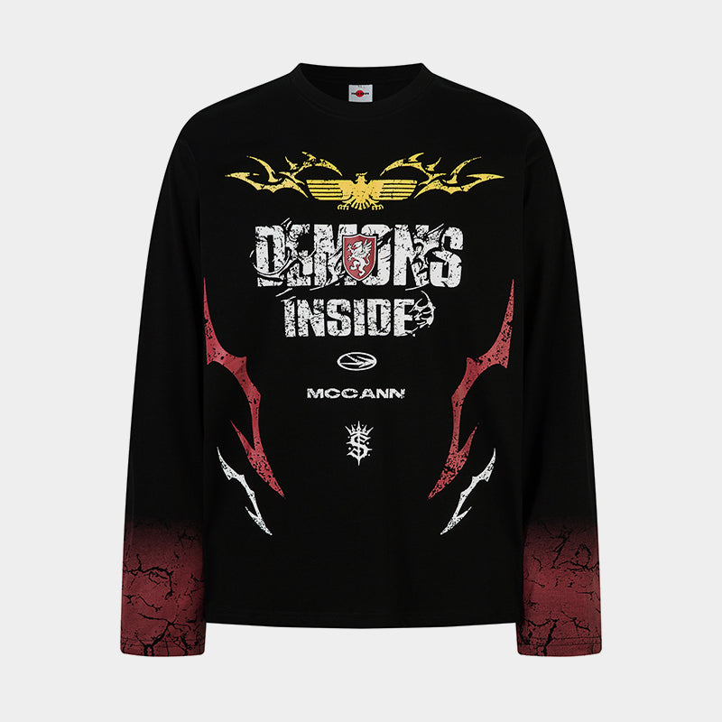 Edgy Gothic Print | Hiphop Sweatshirt - Santo 