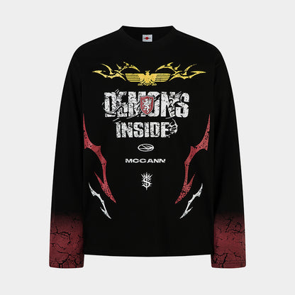 Edgy Gothic Print | Hiphop Sweatshirt - Santo 