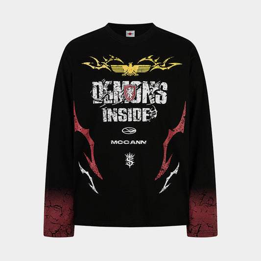 Edgy Gothic Print | Hiphop Sweatshirt - Santo 