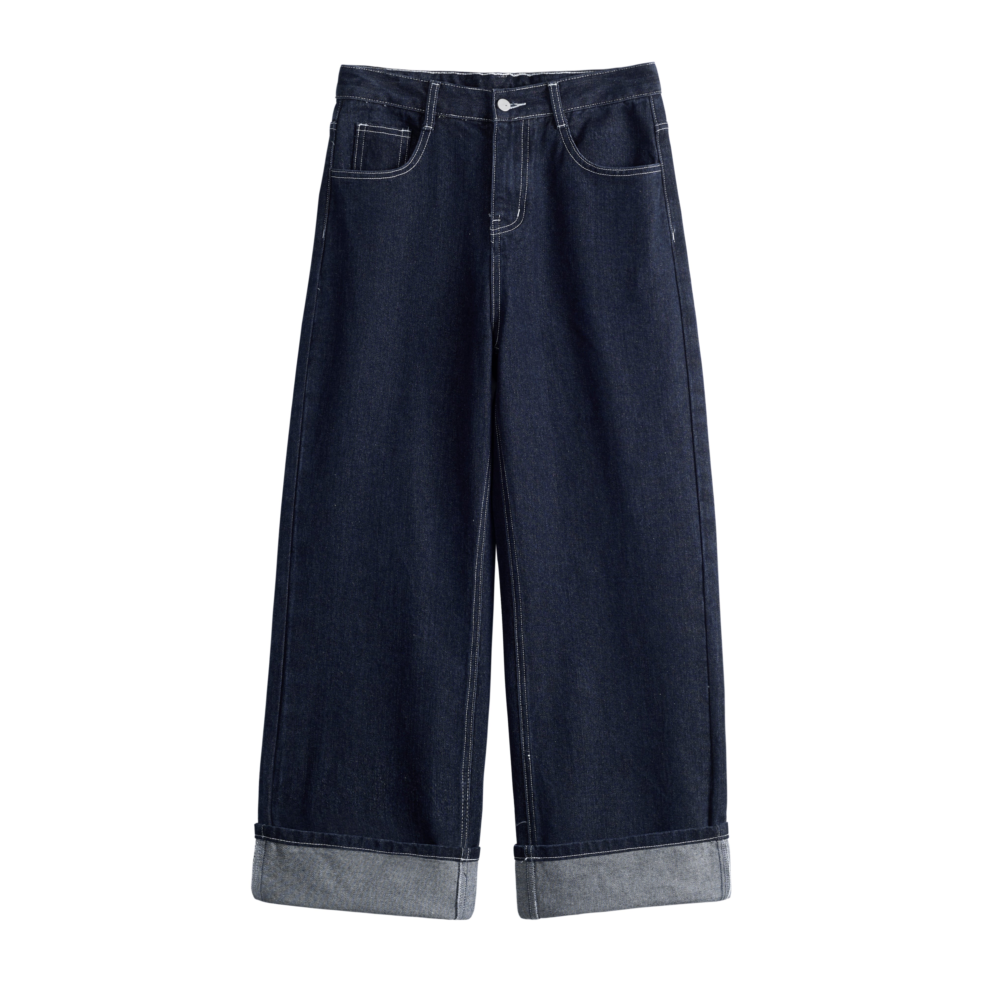 Bestickte Schrift | Baggy Jeans