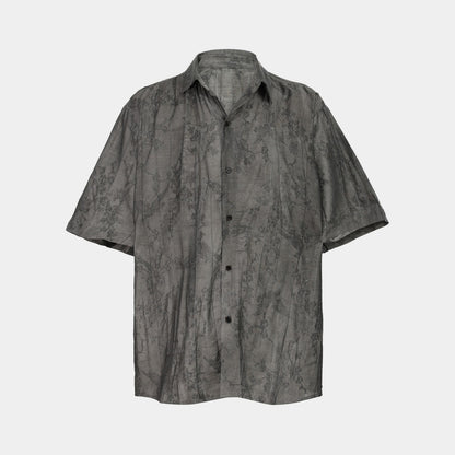 Crinkled Texture | Oversized T-Shirt - Santo 