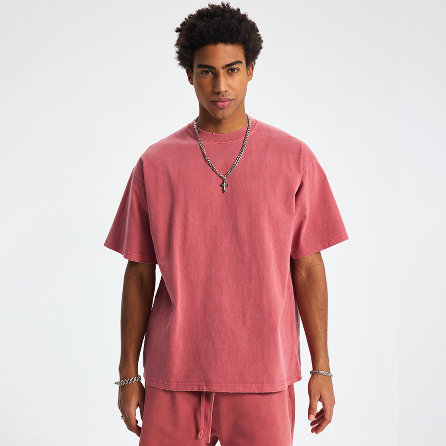 Washed Edge Distressed | Basic T-Shirt - Santo 