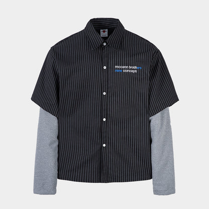 Striped Layered Design | Casual Sweatshirt - Santo 