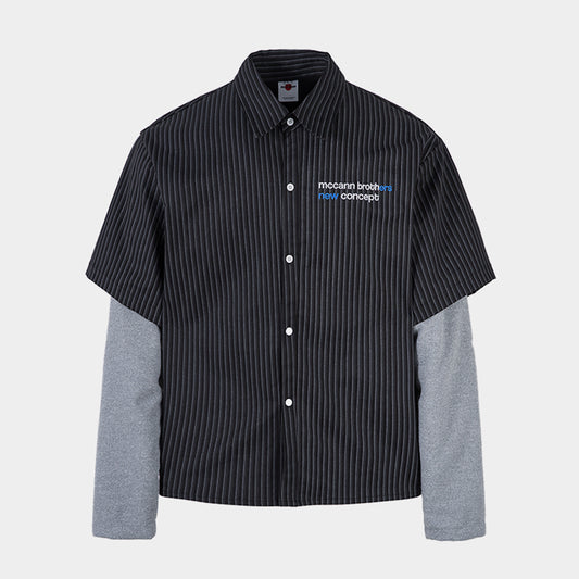 Striped Layered Design | Casual Sweatshirt - Santo 