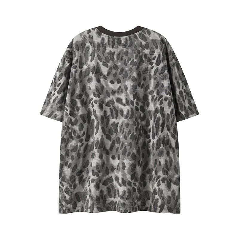 Full Camouflage | Gothic Patch T-Shirt in Übergröße