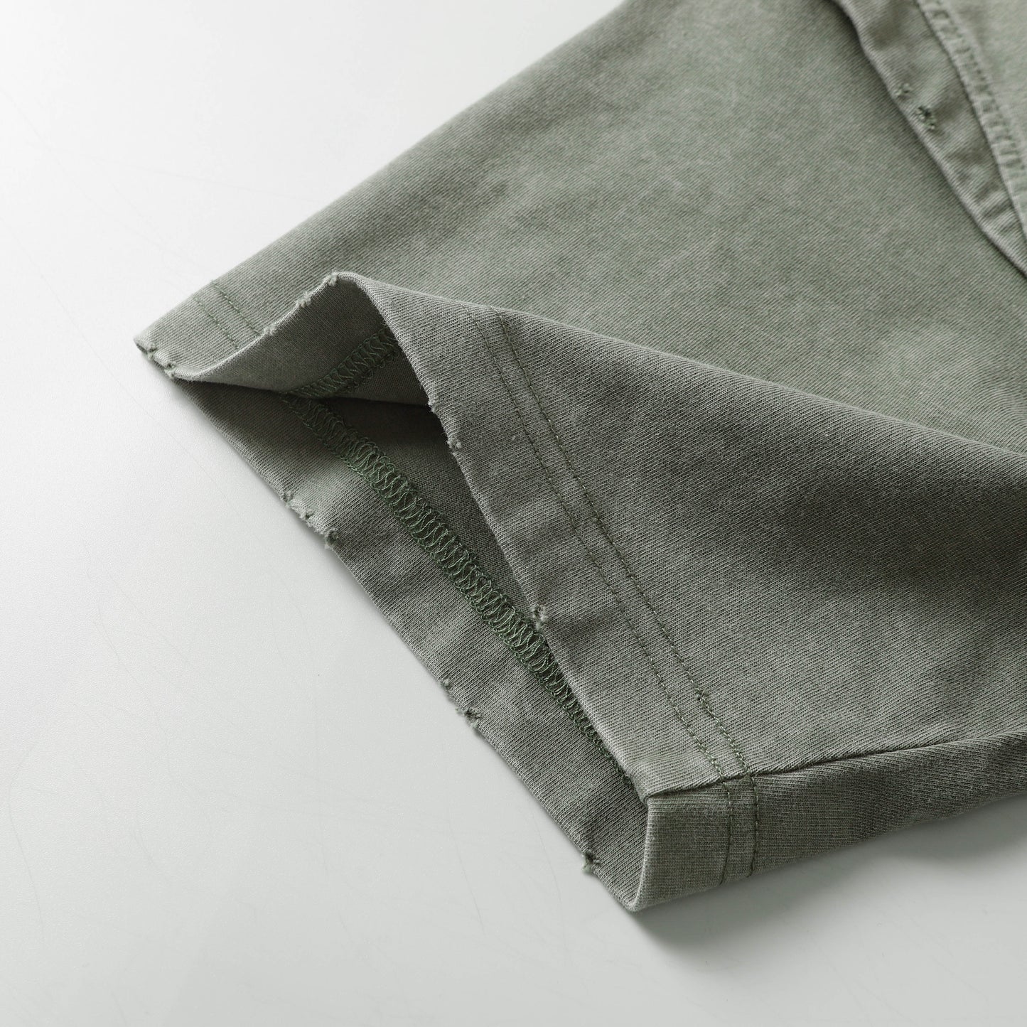 Layered Stitching | Washed T-Shirt - Santo 