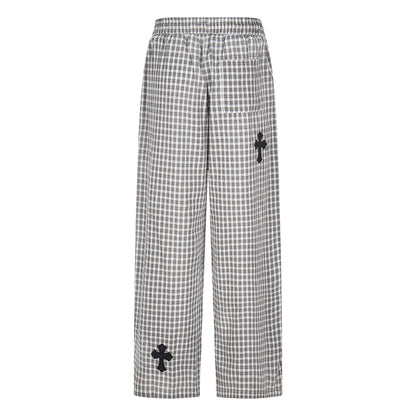 Cross Patch | Plaid Lounge Pants - Santo 