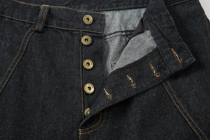 Minimal Panel Cut | Baggy Jeans - Santo 