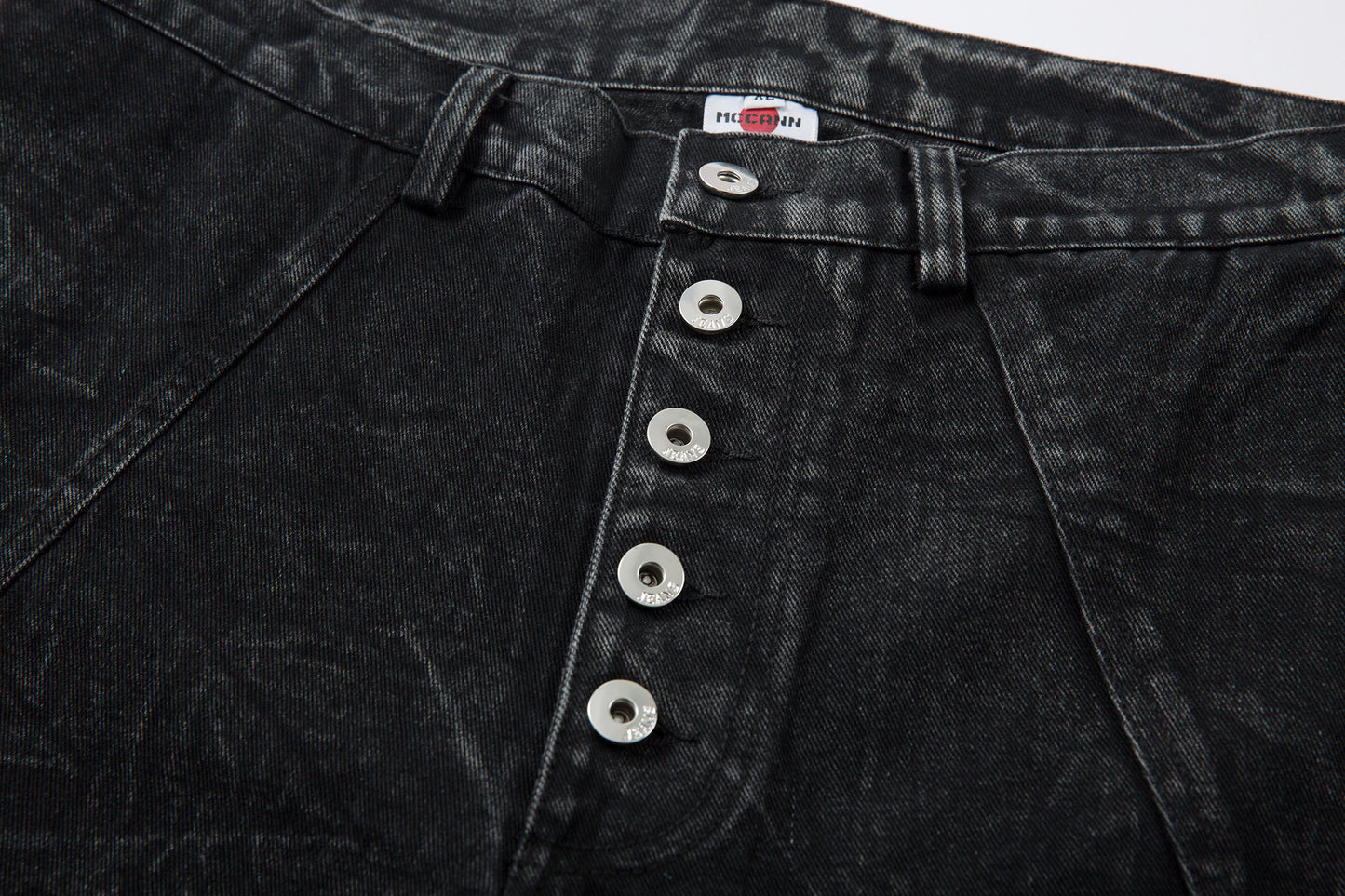 Crinkle Washed Structure | Baggy Jeans - Santo 