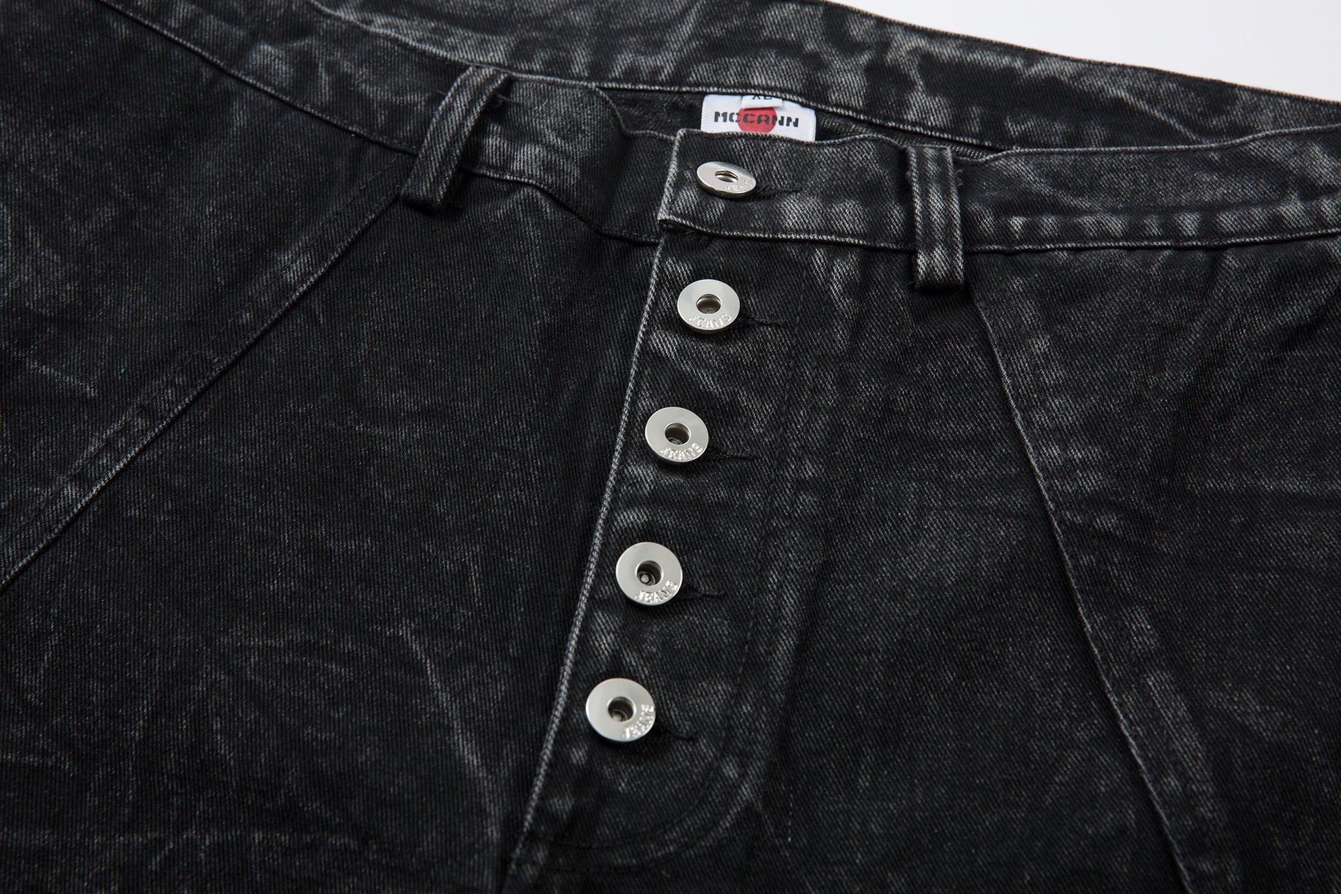 Crinkle Washed Structure | Baggy Jeans - Santo 