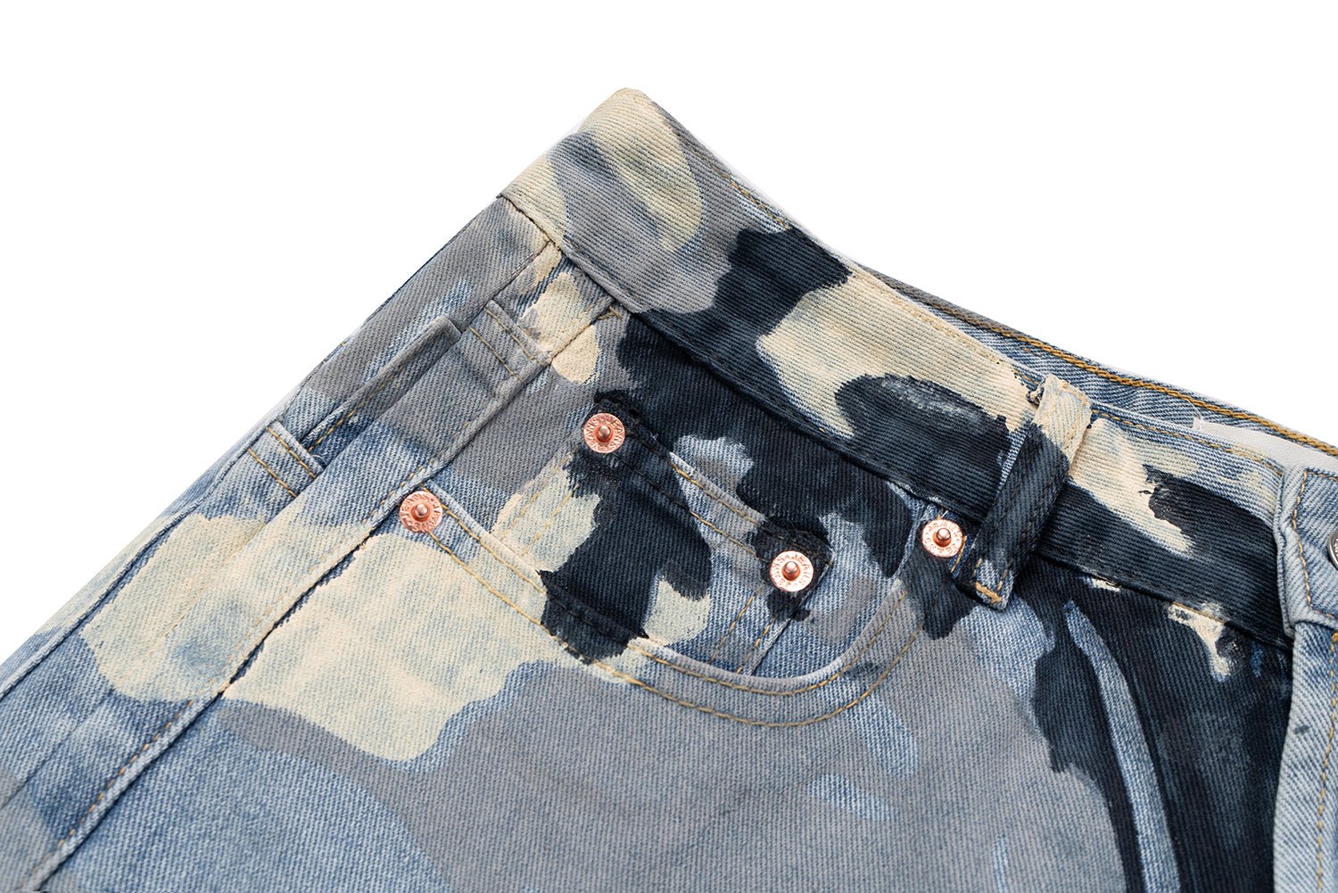 Camo Wide Leg | Baggy Jeans - Santo 
