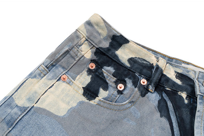 Camo Wide Leg | Baggy Jeans - Santo 