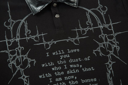 Dark Verse Graphic | Layered Sweatshirt - Santo 