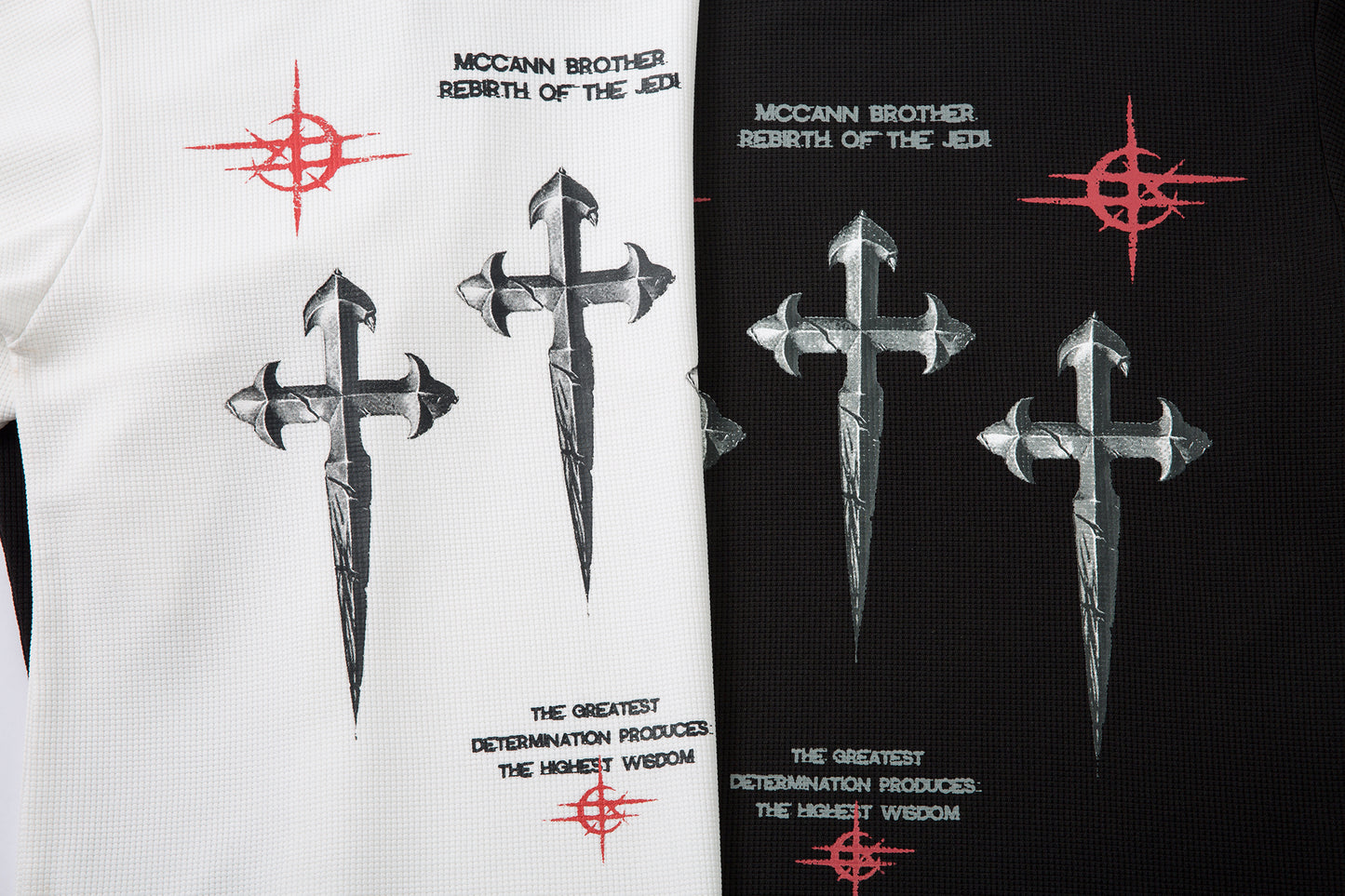 Gothic Cross Print | Graphic Sweatshirt - Santo 